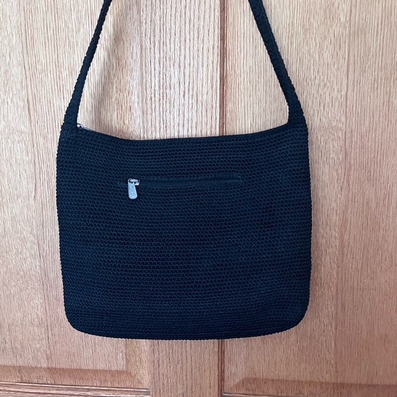 The Sak beautiful black, crochet shoulder bag - Picture 4 of 5